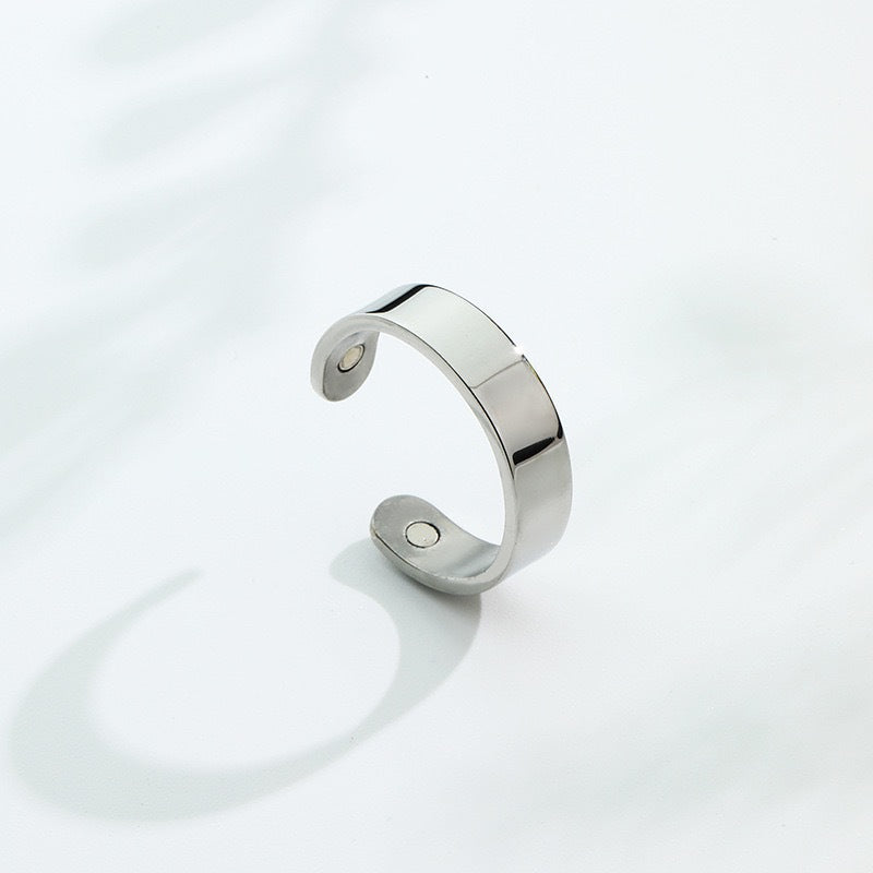Wholesale Magnetic open polished ring